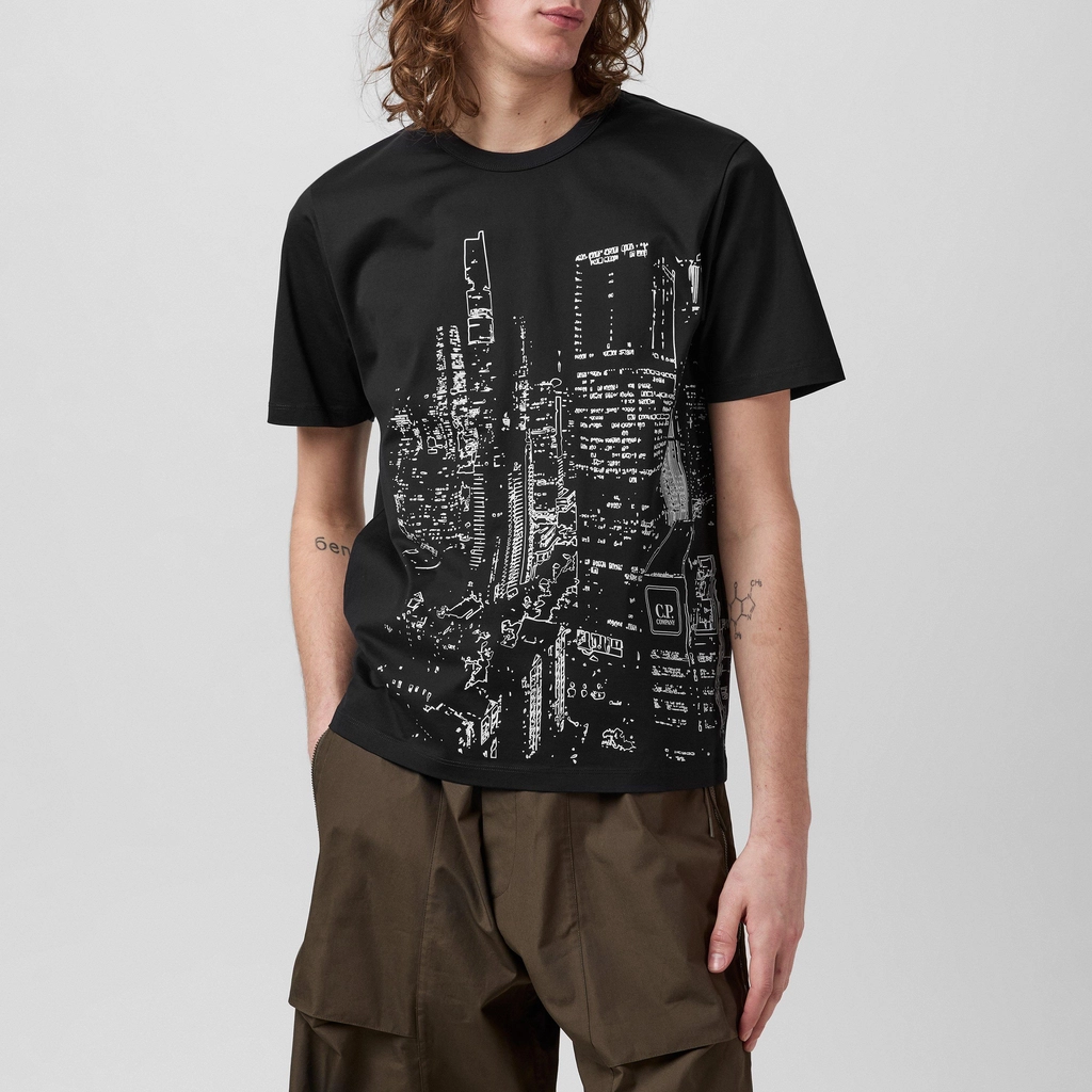 CP Company T-Shirts - Short Sleeve - Black 999